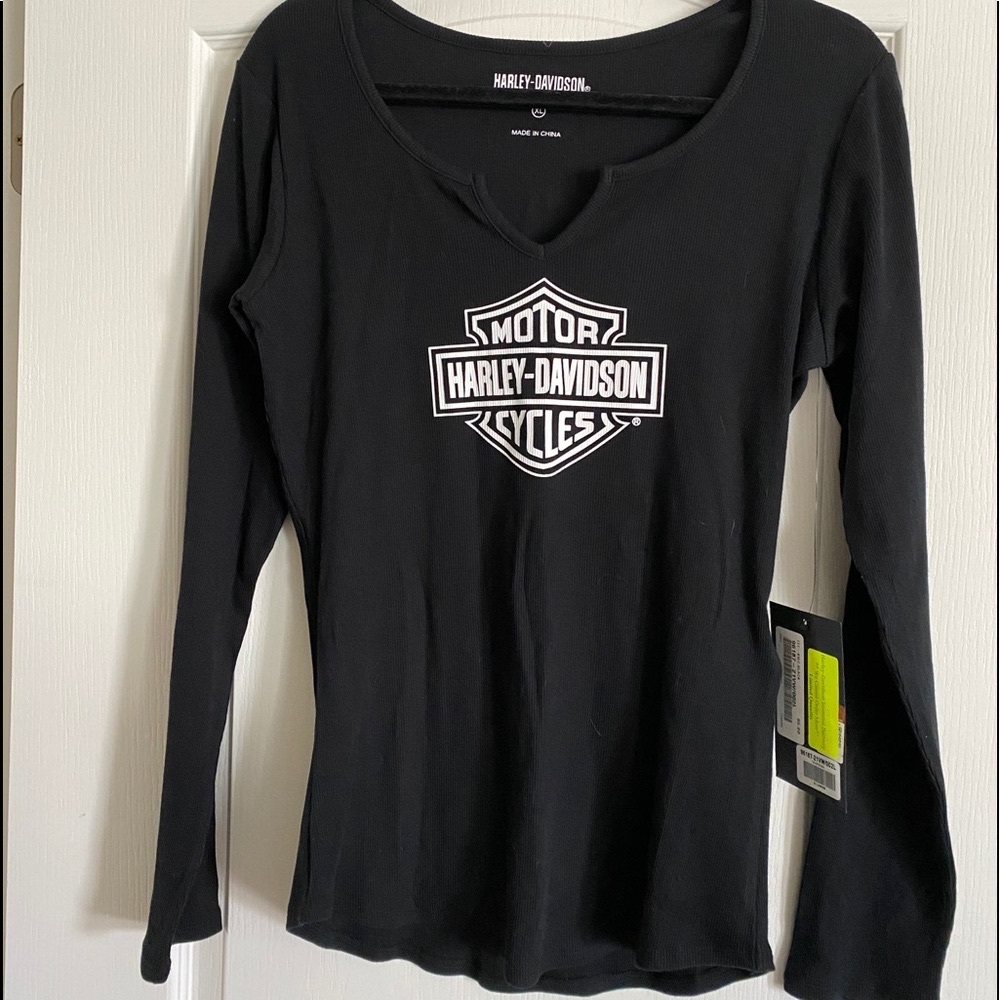 Harley Davidson Women’s black long sleeve shirt